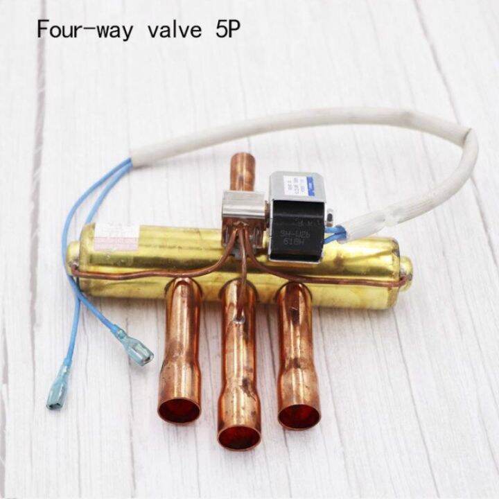 5P reversing solenoid valve for air conditioning 4 way reversing valves