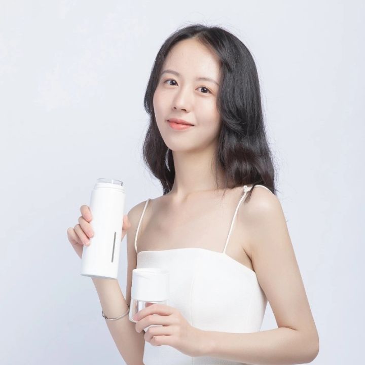 xiaomi-mijia-water-bottle-แก้วน้ำร้อนแบบพกพาขนาด-300-มล-อาหารเกรด-pp-ถ้วยน้ำชากาแฟเดินทางกลางแจ้ง