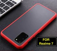 [ ส่งจากไทย ] Case Realme7 5G เคสเรียวมี เคสกันกระแทก ปุ่มสีผิวด้าน ขอบนิ่มหลังขุ่น realme7 พร้อมส่ง