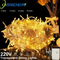 Led String Fairy Lights Christmas  5M10M20M50M 4Color 8 Modes AC220V/110V Holiday Lighting For Wedding Party Garland Decoration Fairy Lights