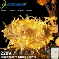 Led String Fairy Lights Christmas 5M10M20M50M 4Color 8 Modes AC220V/110V Holiday Lighting For Wedding Party Garland Decoration