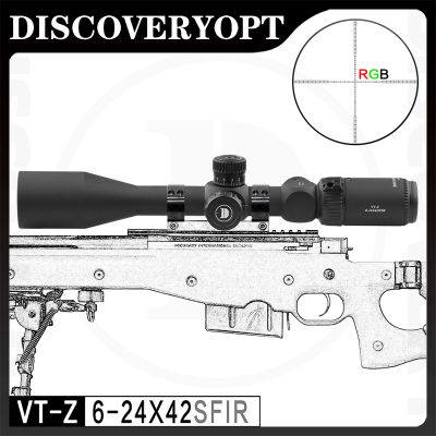 DISCOVERY VT-Z 6-24X42SFIR (ของแท้ใหม่เอี่ยม,2023รุ่นใหม่) สายตาโลหะซูมซูมสายตา HD ป้องกันการกระแทกข้ามนก Finder AAA คุณภาพ Metal Sights HD Zoom Anti-shock Cross Bird Sight