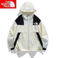 HOT”The North Face เสื้อแจ็กเก็ตมีฮู้ดลายพรางระบายอากาศกันแดด ป้องกันรังสียูวีแบบบางมีซิปเต็มตัวสําหรับผู้ชายและผู้หญิง