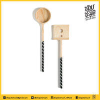 ชุดกระบวยตะหลิวเจาะ ดำขาวเอียง M Turner &amp; Ladle Gift SetM ชอบชะมัด