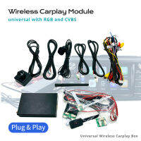 อุปกรณ์เสริมอะไหล่ซ่อมสำหรับ Universal Wireless CarPlay Module Touch Convert Board Touch Cable RGB Microphone