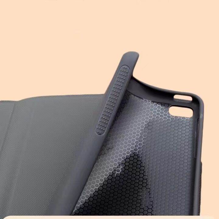 พร้อมส่ง-เศสไอแพด-เคส-ipad-air4-10-9-2020-smart-case-ฝาครอบป้องกัน-ipad-เสียบปากกาฝาหลังใส-ipad-gen7-8-10-2-mini6-2021