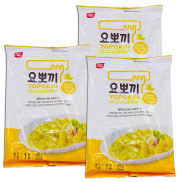 Combo 3 Gói Bánh Gạo Young Poong Topokki Vị Xốt Bơ Hành Nhập Khẩu Hàn Quốc