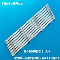 8 PCS/set LED Backlight Strip For 49U5070 49PUF6032 49DL4012N K490WDC1 A4 4708-K49WDC-A4113N01 K49WDC-A2213N01 K49WDC K490WDC2 Electrical Circuitry Pa