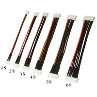 5pcs/lot JST-XH 1S 2S 3S 4S 5S 6S 15cm 22AWG Lipo Balance Wire Extension Charge Cable Lead Cord for RC Car Drone Battery Charger