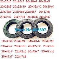 1PC 2PCS 20MM NBR Shaft Oil Seal TC Nitrile Covered Double Lip With Garter 20x26x4 20x26x5 20x27x5 20x28x5 20x30x7 20x32x7MM Gas Stove Parts Accessori