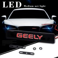 Car Exterior Accessories For Geely EMGRAND Atlas Coolray EC7 EC8 GS GC2 GC5 GC6 GC7 GX2 CK Front Grille Emblem Badge LED Light