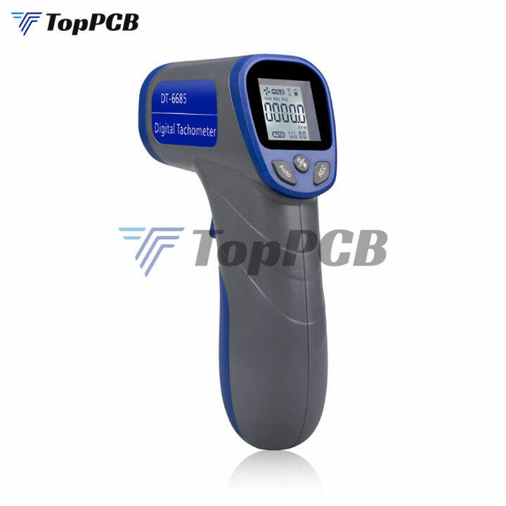 Digital Non Contact Infrared Tachometer Portable High-Precision Speed ...