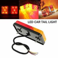 【LZ】✧●  1 pçs 12v led luz da cauda taillight turn signal indicador parar lâmpada luz de freio traseiro para reboque do caminhão carro caravana