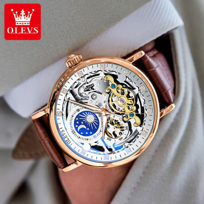 OLEVS Mechanical Watch For Men Original Import Waterproof Movement Luminous Multifunction Dial Men Watch