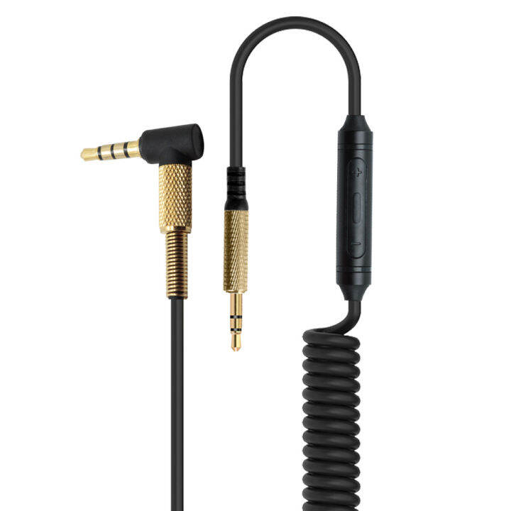 POYATU Spring Relief Coiled Cable For Bose SoundLink AroundEar OnEar