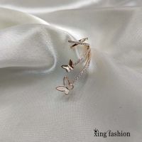 earcuff,ต่างหูแบบเกาะ/หนีบ ต่างหูแฟชั่นสไตส์เกาหลี,XE00451