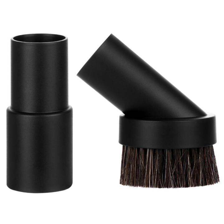 BURNNELL Round Soft With Hose Adapter Cleaner Bristles Brush 25MM Horse