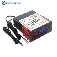 STC-3008 KT99 Dual Digital Temperature Controller Two Relay Output 12V 24V 220V Thermoregulator Thermostat With Heater Cooler