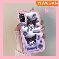 เคส Chenyyyka สำหรับ Realme 7i C17 8 Pro 5 5i 5S 6i Narzo เคส20a 10a การ์ตูนน่ารัก Kuromi Bunny ดีไซน์ใหม่สีสันสดใสน่ารักมอนสเตอร์น้อยเลนส์กล้องถ่ายรูปป้องกันเคสมือถือกันกระแทกและรอยขีดข่วนเคสป้องกัน