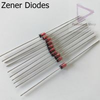 [10pcs]จำนวน 10 ตัว  Zener diode 1W DO-41 มีค่าโวลต์ให้เลือกดังนี้ 3V3 3V6 3V9 4V3 4V7 5V1 5V6 6V2 6V8 7V5 8V2 9V1 10V 11V 12V 13V 15V 1N4728A 1N4738A 1N4744A 1N4751A