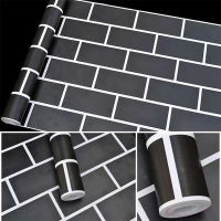 Brick Pattern Self-adhesive Wallpaper Store Waterproof Wall Stickers Restaurant Bar Background Wall Decoration Renovation