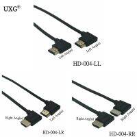 15cm 30cm 50CM Dual HDMI-compatible Male To Male Converter Right Left Angled Adapter HDTV Cable For DVD PS3 PC