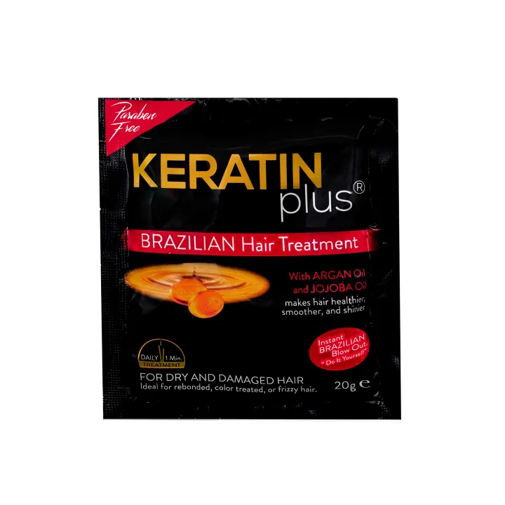 Keratin Plus Brazilian Hair Treatment for Damaged and Dry Hair Ideal
