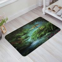 Pond Fantasy Plant Grass Nature Mushroom Bathroom Mat Carpet Kitchen Mat Entrance Door Mats Room Floor Prayer Rug Doormat