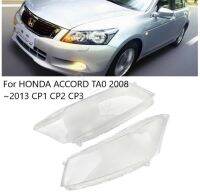 2ชิ้นเลนส์ไฟหน้าสำหรับHonda Accord 2008 2009 2010 2011ไฟหน้ารถยนต์เชลล์เปลี่ยนล้างเลนส์