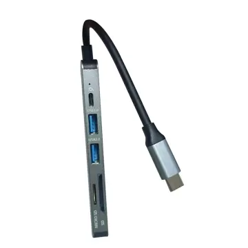 Satechi USB C Hub - Type-C Aluminum Stand & Hub - USB-C Data Port, Micro/SD  Card Readers, USB 3.0 & Headphone Jack Port - for M2/ M1 Mac Mini,Mac