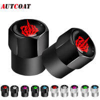 CKE cw】 autcoat 4ชิ้นเซ็ต Middle Finger Valve Stem Cap-อลูมิเนียมพร้อมแหวนยางขอบล้อยางกันฝุ่นเหมาะกับรถยนต์รถจักรยานยนต์จักรยาน