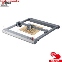 Instruments Ortur La-Ser Master 3 La-Ser Engraver 10W แกะสลัก La-Ser โมดูลความเร็วที่รวดเร็ว400X400มม. พื้นที่แกะสลักด้วยเมนบอร์ดอัจฉริยะรองรับ Wifi APP Off Work Direct Carve การป้องกันที่ปลอดภัยสำหรับไม้โลหะสแตนเลสอะคริลิคสีดำ