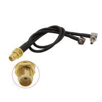 3G/4G Antenna SMA Female to Dual CRC9 Male Right Angle RF Coaxial Connector RG174 Cable Y Type Splitter Combiner