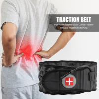 Decompression Lumbar Support Belt Waist Air Traction ce Spinal Back Relief Belt Backach Pain Release Massager Uni