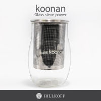 HILLKOFF : กระบอกแก้วตวงกาแฟพร้อมตะแกรงร่อนผงละเอียด Koonan KN-3253G Glass Sieve Power