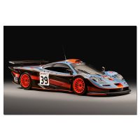 1997 McLaren F1 GTR Longtail กีฬารถโปสเตอร์และพิมพ์ภาพผนังสำหรับตกแต่งห้องนั่งเล่น-Wall Art ภาพวาดผ้าใบ