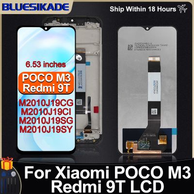 6.53 For XIAOMI Poco M3 Display Redmi 9T LCD Touch Screen Digitizer For Xiaomi POCO M3 LCD M2010J19C Replacement Parts