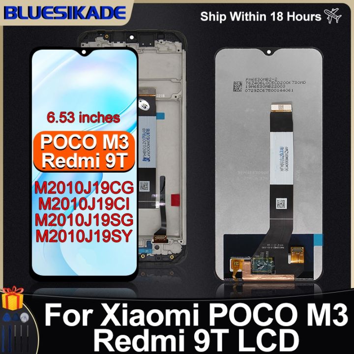6-53-for-xiaomi-poco-m3-display-redmi-9t-lcd-touch-screen-digitizer-for-xiaomi-poco-m3-lcd-m2010j19c-replacement-parts