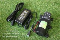 ปั๊มน้ำ24V ปั๊มน้ำ24โวลต์ Green-03 8 บาร์ + Adapter 24V 3A SZ-2403 + แจ็ค DC เมีย