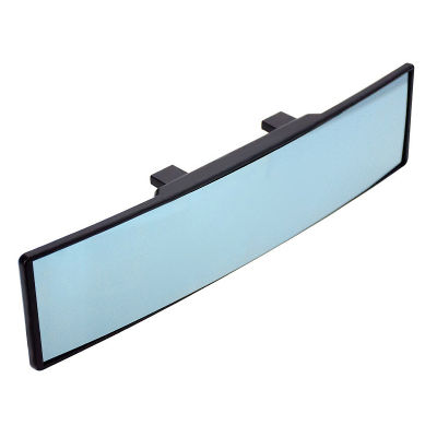 11.8 Inch 300mm Blue Surface on Universal Fit Wide Angle Panoramic Auto Interior Rearview Mirror