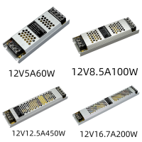 AC220V กับ DC24V DC12V สวิทชิ่งเพาเวอร์ซัพพลายบางเฉียบ60W 100W 150W ไฟ LED แผงควบคุมหม้อแปลงไร้เสียง