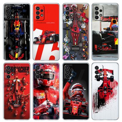 F1 Schumacher Formula 1 Transparent Case for Samsung Galaxy A52 A12 A51 A32 A71 A13 A21s A31 A72 A22 A02s Silicone Phone Cover Phone Cases