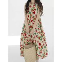 【hot】❃❍♚  2023 New and Wind Floral Hit Color Sleeveless Loose Womens Cotton