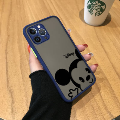 เคสเคสสำหรับ Apple iPhone 15 Plus 15 Pro Max 15 15 Pro มีน้ำค้างแข็งโปร่งใสมิกกี้เมาส์น่ารักการ์ตูนเคสใส่โทรศัพท์คลุมทั้งหมดเคสป้องกันกล้อง