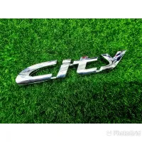 โลโก้ CITY TYPE Z สีโคมเมี่ยม สำหรับติดท้ายรถ