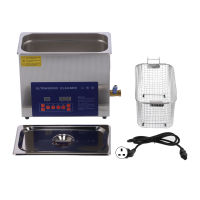 Degassing Ultrasonic Cleaner 6L ความถี่2ความถี่40KHz/33KHz Timing Heating Digital Display MH‑ 031G