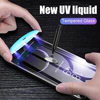 [CNIU digital accessories] UV Liquid กาวเต็ม9H กระจกนิรภัยสำหรับ OPPO ค้นหา X2 X3 Neo Reno 3 4 5 Pro Ace 2ตัวป้องกันหน้าจอโปร่งใสกรณีเป็นมิตร