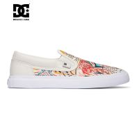 [UPTOSTREET] DC SHOES รองเท้า Basquiat Manual Slip-On - White/Graffiti Print [ADYS300689-WGF]