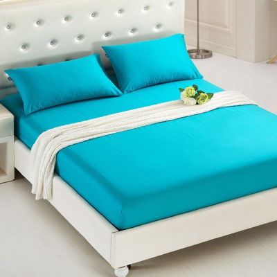 Sanding Bed Cover Solid Color MattressCover Bed Bug Proof Dust Mite Mattress Pad Cover For Mattress Home Hotel-Decor Textile