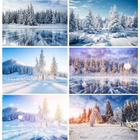 【CW】 SHENGYONGBAO Fabric Photography Backdrops snow Theme Background LICJD-3561